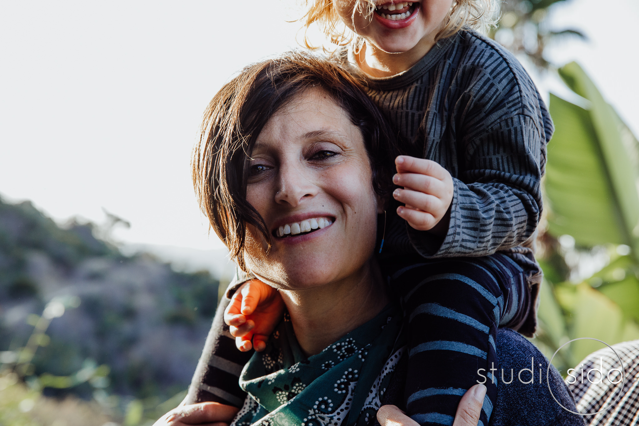 Rachel Morrison and son