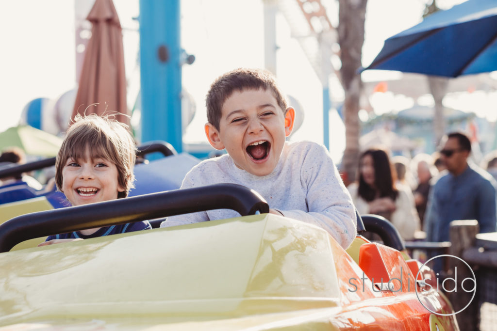 Kids Screaming Happily While on Ride