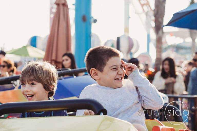 Family Day at the Santa Monica Pier