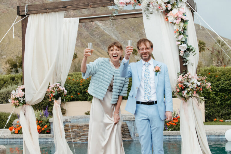 An Intimate and Whimsical Palm Springs Wedding